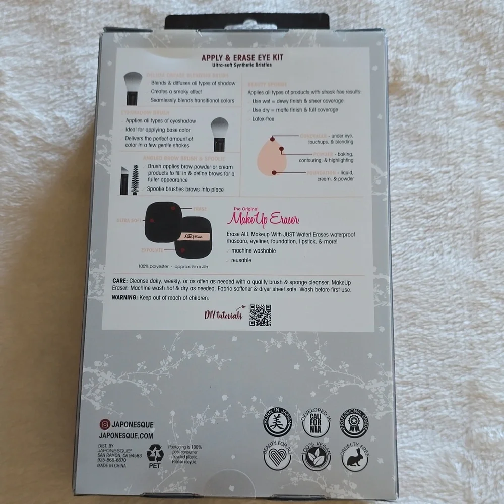 Japonesque Apply‎ and Erase Eye Kit NWT
